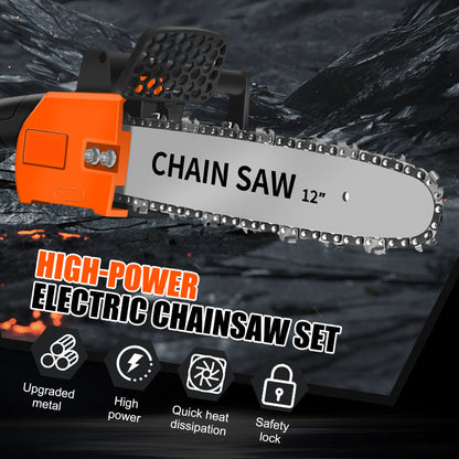 Ensemble de tronçonneuses électriques haute puissanc