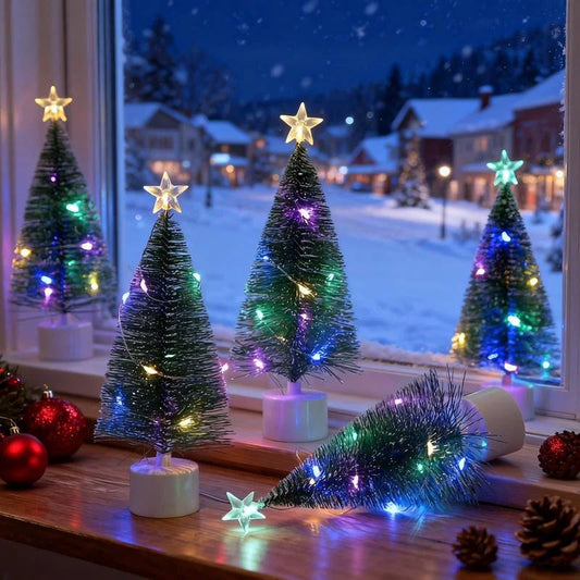 🔥VENTE LIMITÉE 50 % DE RÉDUCTION🔥LED Pin aiguille arbre de Noël avec étoile