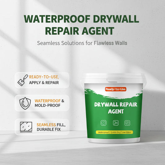 🧱 Produit de réparation pour cloisons sèches, prêt à l'emploi et imperméable : réparation facile des murs + résultats durables – corrigez les défauts en quelques minutes !