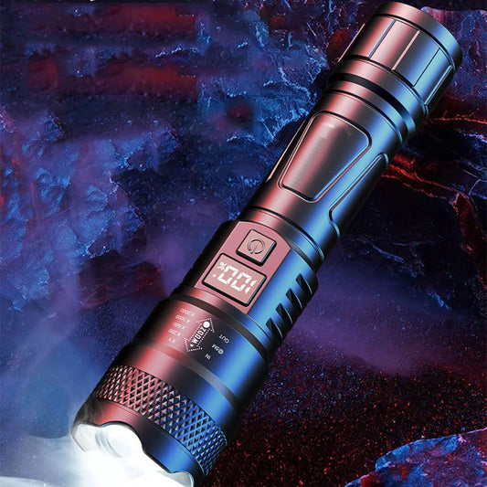 Lampe torche rétractable à lumière LED puissante