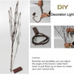 🌿 ACHETEZ 2 OBТENEZ 3! ✨ GUIRLANDE LED "BRANCHE DE SAULE" - 5 Modes Clignotants & Alimentation par Piles, Décoration Éthérée pour Chambre et Fêtes, Installation Facile sans Fil 🌙🎉