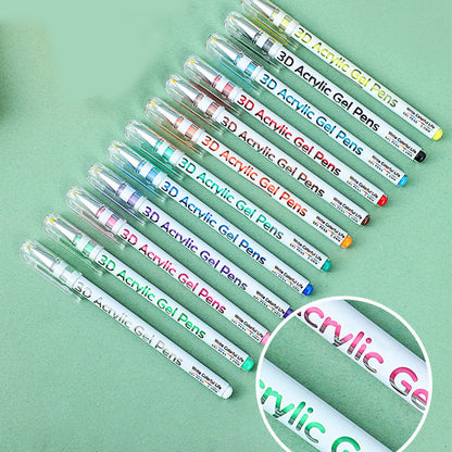 Ensemble de stylos gel multicolores pour dessiner et colorier