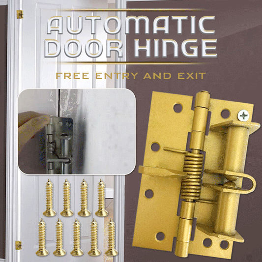 Fermeture de porte articulée multifonctionnelle à positionnement à ressort