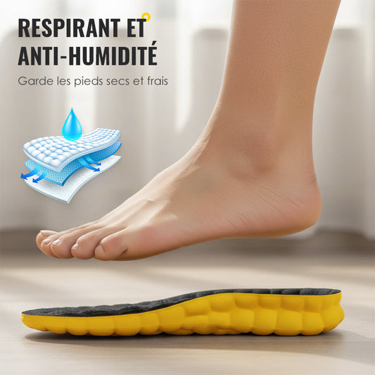 Semelles rembourrées ultra-douces et hautement élastiques