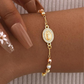 ✝️Bracelet élégant avec croix en strass