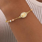 ✝️Bracelet élégant avec croix en strass