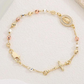 ✝️Bracelet élégant avec croix en strass