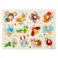 Puzzle en bois amusant et éducatif pour les tout-petits