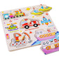 Puzzle en bois amusant et éducatif pour les tout-petits