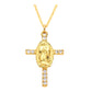 🎄✨Offre spéciale Noël à durée limitée🎁Élégant pendentif croix Vierge Marie avec strass