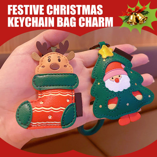 Porte-clés Festif De Noël – Charm Pour Sac 🎄❄️