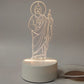 📢📢60 % de réduction !!!  ✝️Lampe de prière vierge
