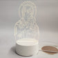 📢📢60 % de réduction !!!  ✝️Lampe de prière vierge
