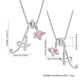 📢📢50 % de réduction !!!🌟Collier avec initiale et pendentif cœur rose