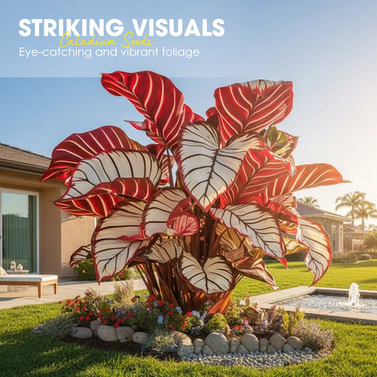 100 graines de caladium pour plantation en intérieur et en extérieur