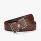 Ceinture pour homme avec motif crocodile et boucle automatique