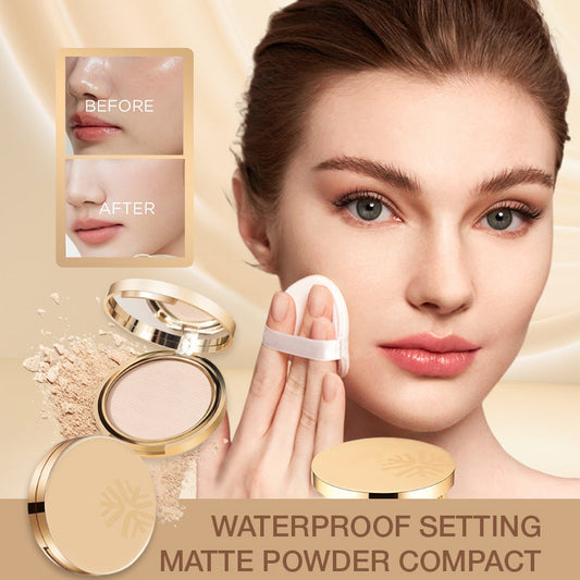 🔥Offre à durée limitée🔥Poudre compacte matifiante waterproof
