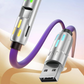 🌈 Achetez 1, obtenez 1 gratuit ! 🔌 Câble de Recharge Rapide Universel RGB 4-en-1 – 240W – Alliage Zinc & Silicone Liquide – 480 Mbps pour Smartphone, Tablette et PC 💻