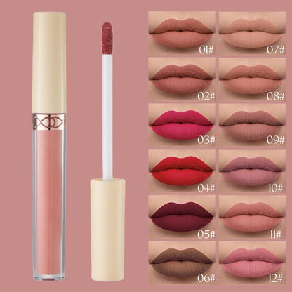 Dreanno® Rouge à lèvres liquide mat et velouté 12 couleurs