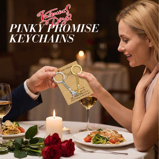 Porte-clés Pinky Promise pour les couple