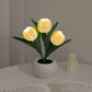 💡 55% DE RÉDUCTION ! 🌷 Lampe de Table LED en Forme de Tulipe – Décoration Réaliste, Lumière Douce & Parfaite pour Chambre / Cadeau ✨