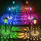 Lampes solaires RGB pour allées de jardi