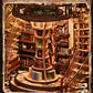 Kit de bibliothèque et maison de poupée miniature à monter soi-même avec petits puzzles en bois, idéal pour les loisirs créatifs et la décoration d'étagère
