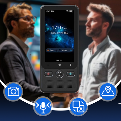 🎁VENTE FLASH – PLUS QUE 3 HEURES⏳Traducteur Portable Multifonctionnel – 138 Langues, Traduction Instantanée Hors Ligne & par Photo🌐🗣️