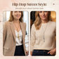 Collier pendentif avec écouteurs hip-ho