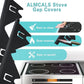 Couvercle Ajustable et Rétractable en Acier Inoxydable pour Fente de Cuisinière