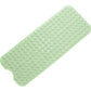 Tapis de bain ZENO 100 x 40 cm | Antidérapant et anti-moisissure | 200 ventouses avec trous de drainage | Grand format en caoutchouc | Lavable en machine et durabl