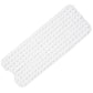 Tapis de bain ZENO 100 x 40 cm | Antidérapant et anti-moisissure | 200 ventouses avec trous de drainage | Grand format en caoutchouc | Lavable en machine et durabl