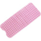 Tapis de bain ZENO 100 x 40 cm | Antidérapant et anti-moisissure | 200 ventouses avec trous de drainage | Grand format en caoutchouc | Lavable en machine et durabl