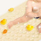 Tapis de bain ZENO 100 x 40 cm | Antidérapant et anti-moisissure | 200 ventouses avec trous de drainage | Grand format en caoutchouc | Lavable en machine et durabl