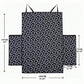 📢📢50% de réduction ! ⏰Tapis de coffre de voiture imperméable pour animaux de compagnie avec rabat de pare-chocs