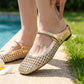 💐60% DE RÉDUCTION ! Mules Tissées à Enfiler – Confort Ultra & Maintien Doux 👡☁️【Prix Spécial】