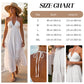 💎 60% DE RÉDUCTION ! 💎 Robe Maxi À Étages Col Licou Dos Nu – Tissu Léger, Silhouette Fluide & Imprimé Été ☀️🌸