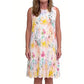 💥 Offre spéciale : 50 % de réduction 💥 Robe sans manches plissée à imprimé floral pour femme
