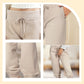 💎 54% DE RÉDUCTION ! 💎 Pantalon de Jogging 3/4 Taille Haute – Coupe Slim, Cordon Ajustable & Poches Pratiques (6 Couleurs, S–3XL) 👖🌸