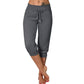 💎 54% DE RÉDUCTION ! 💎 Pantalon de Jogging 3/4 Taille Haute – Coupe Slim, Cordon Ajustable & Poches Pratiques (6 Couleurs, S–3XL) 👖🌸