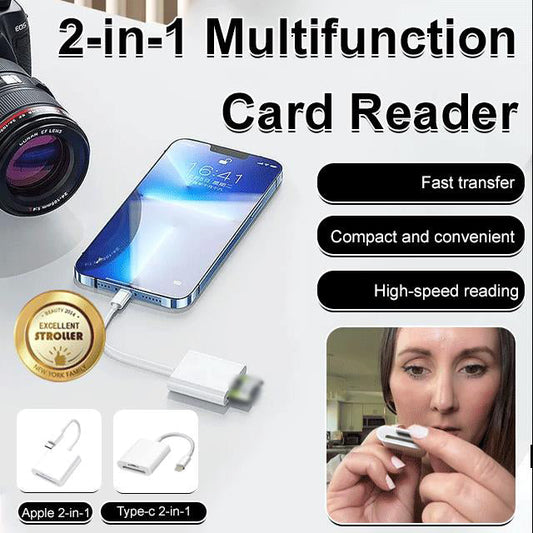 🔌 50% de réduction! 📱 Lecteur 5-en-1 pour Android – Double Adaptateur USB-C, Recharge Rapide & Synchronisation des Données ⚡