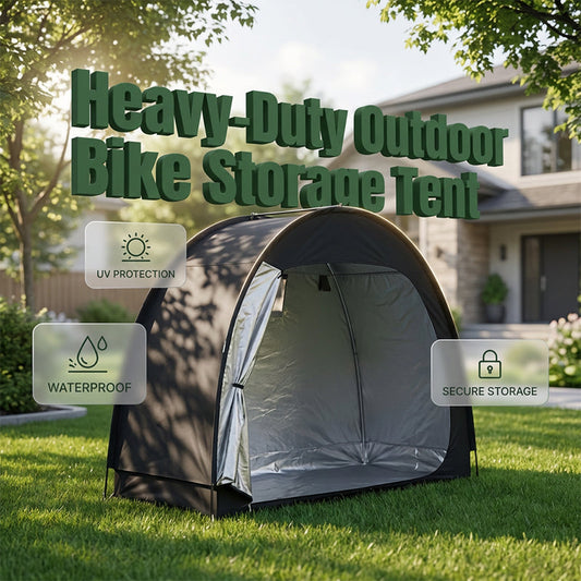 ✨ Tente de rangement pour vélos d'extérieur ultra-résistante - Imperméable et résistante aux UV