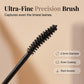 Mascara longue tenue et recourbant aux fibres, sans bavure