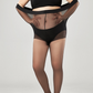Collants grande taille, fins, résistants aux accrocs, taille haut