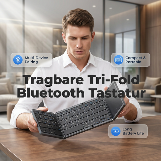 Clavier Bluetooth pliable avec pavé tactile