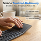 Clavier Bluetooth pliable avec pavé tactile