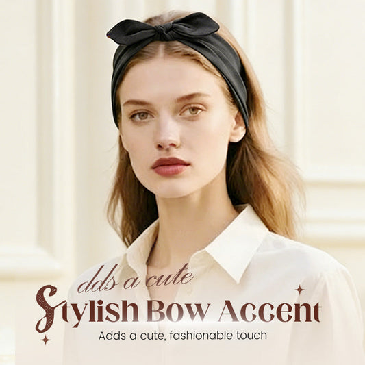 Bandeau uni à nœud pour femm