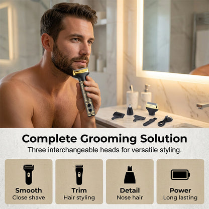Kit de tondeuse et de rasoir professionnel pour homm