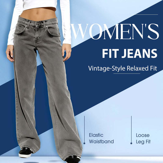 Jean ample style vintage pour femm