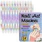 ✨ Marqueurs nail art double embout – Set de stylos